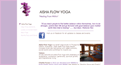 Desktop Screenshot of aishaflowyoga.com